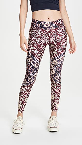 paisley yoga pants