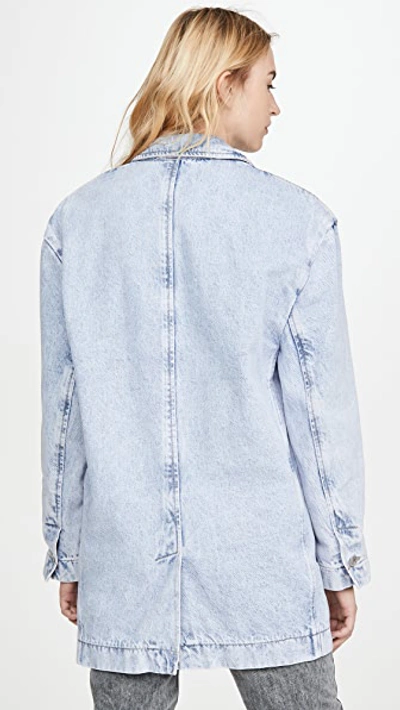 Shop Isabel Marant Étoile Holly Jacket In Lilac
