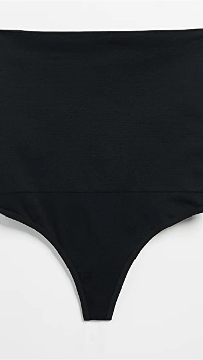 Shop Rosie Pope Slim & Control Postnatal Thong In Black