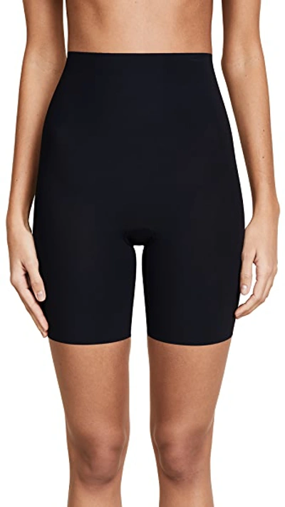Commando 'control' High Waist Shaping Shorts In Black