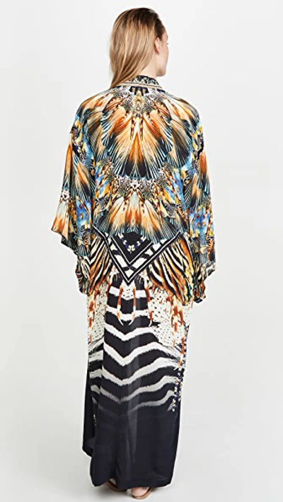 Shop Camilla Kimono Coat In Lostpard