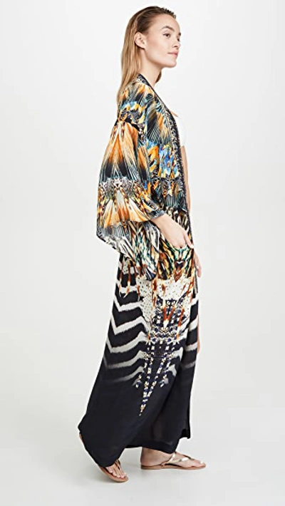Shop Camilla Kimono Coat In Lostpard