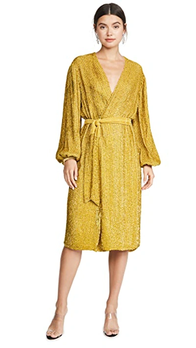 Shop Retroféte Audrey Robe In Citrus