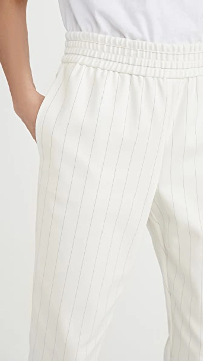 Shop Alice And Olivia Pete Pull Up Pants In White/black