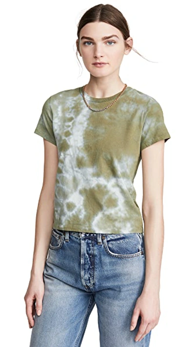 Shop Agolde Linda Boxy Tee In Chameleon