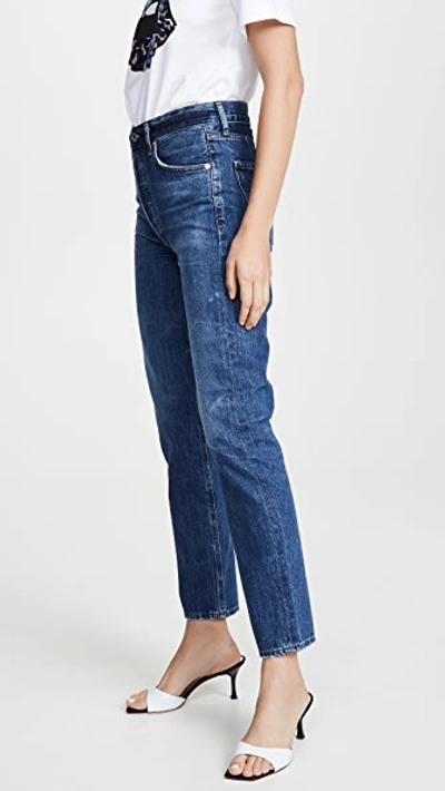 Charlotte High Rise Straight Jeans