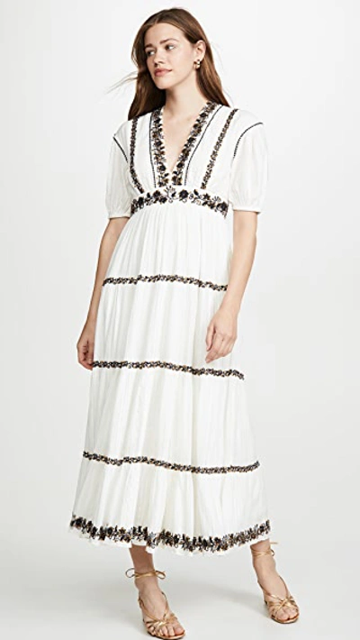 Shop Ulla Johnson Alma Dress In Blanc