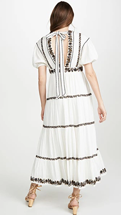 Shop Ulla Johnson Alma Dress In Blanc