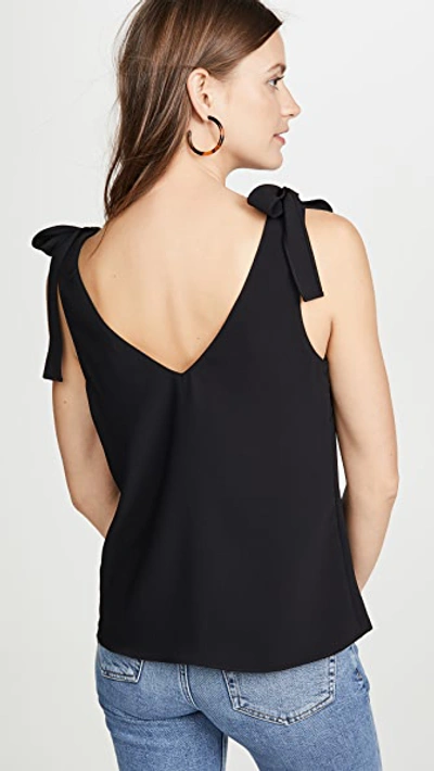 Shop Amanda Uprichard Josephina Top Black