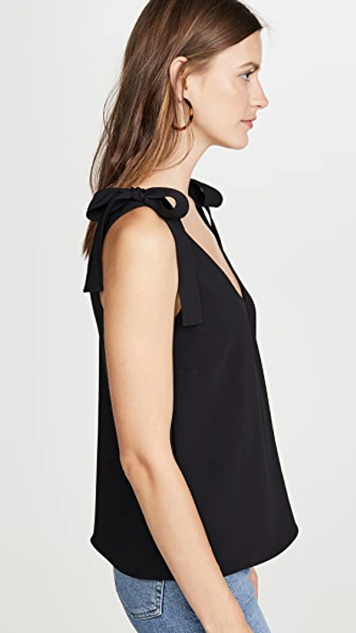 Shop Amanda Uprichard Josephina Top Black