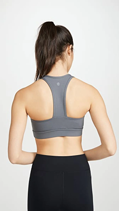 Shop All Access Front Row Bra In Slate Grey