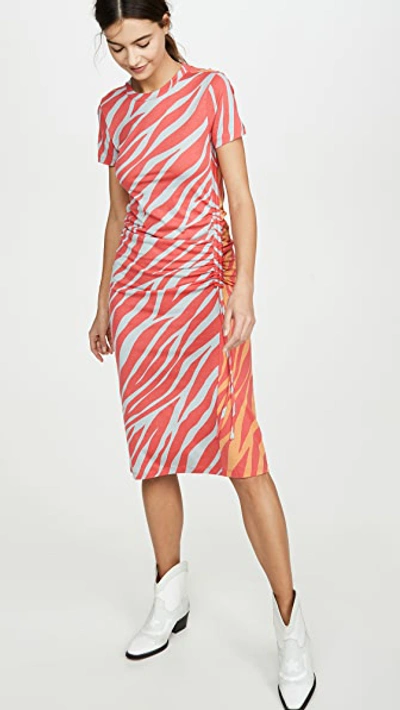 Shop Rag & Bone Ina Dress In Red Multi