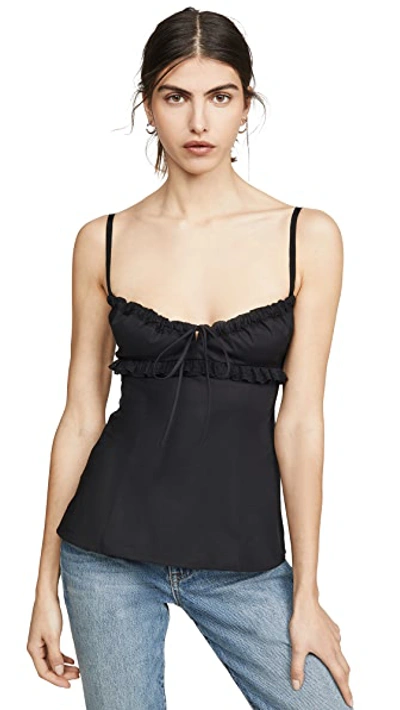 Shop Brock Collection Ruffle Cami In Black