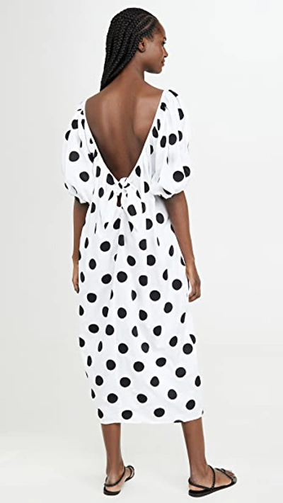 Shop Mara Hoffman Romina Dress In Romina White Black