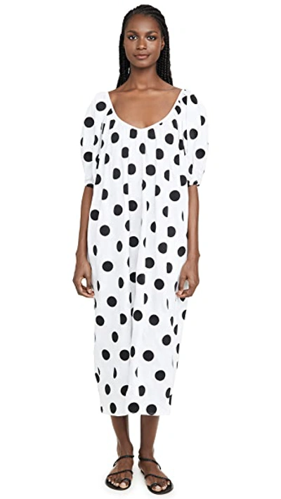 Shop Mara Hoffman Romina Dress In Romina White Black