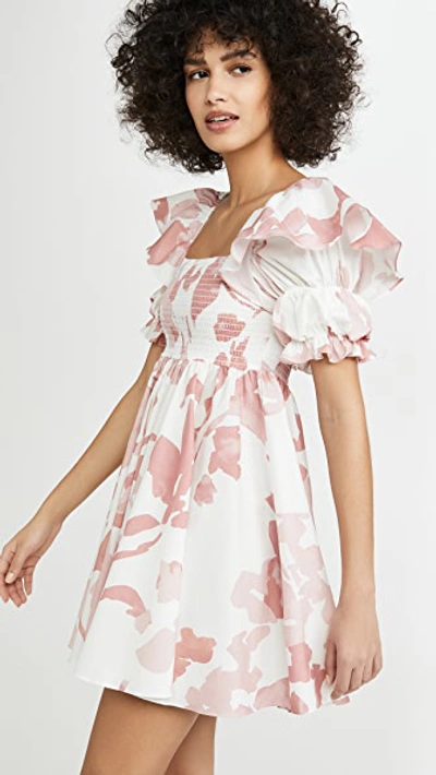 Shop Caroline Constas Hanna Dress In Blush