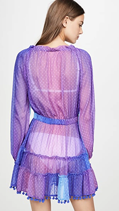 Shop Playa Lucila Ombre Cover Up Dress In Purple