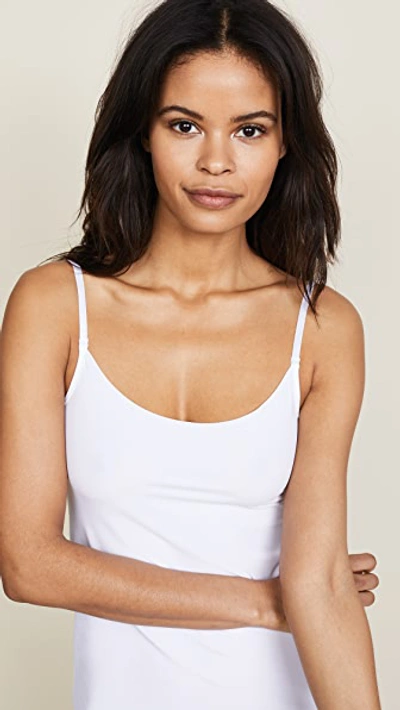 Commando Microfibre Mini Slip Dress In White