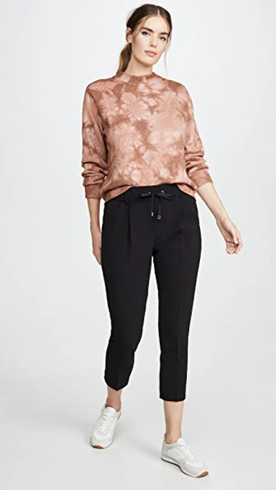 Shop Atm Anthony Thomas Melillo Micro Twill Pull On Pants In Black