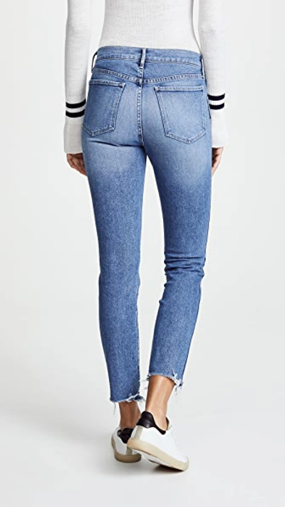 Shop 3x1 W3 Straight Authentic Crop Jeans In Ace