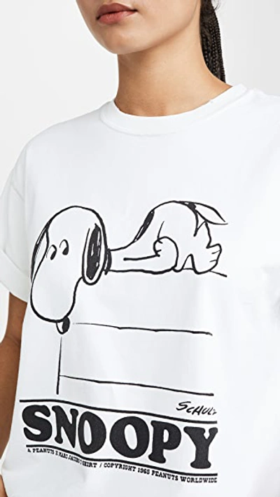Shop Marc Jacobs The Peanuts T-shirt In Vintage White