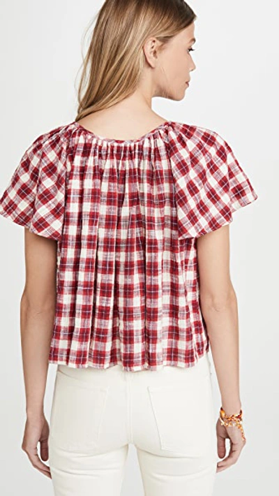 Shop The Great The Dale Top In Hayseed Plaid