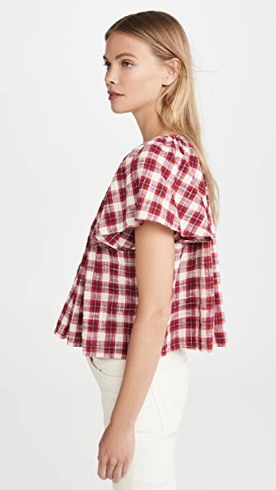 Shop The Great The Dale Top In Hayseed Plaid