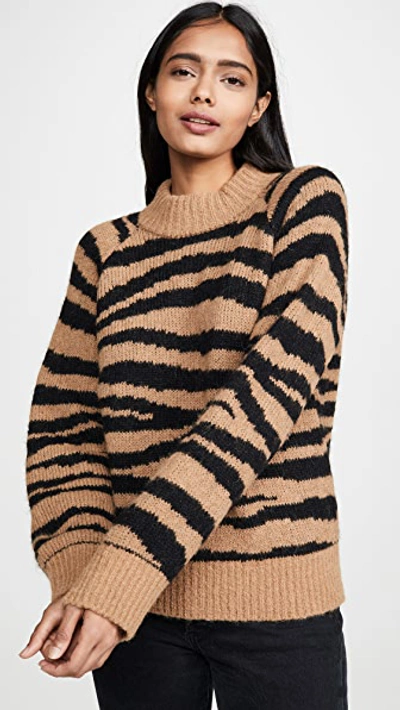 Shop Apc Jemima Wool Pullover In Camel