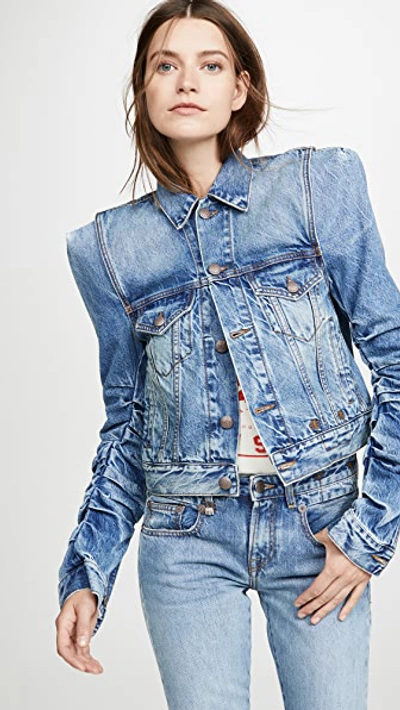 Shop R13 Kelsey Denim Jacket In Jasper