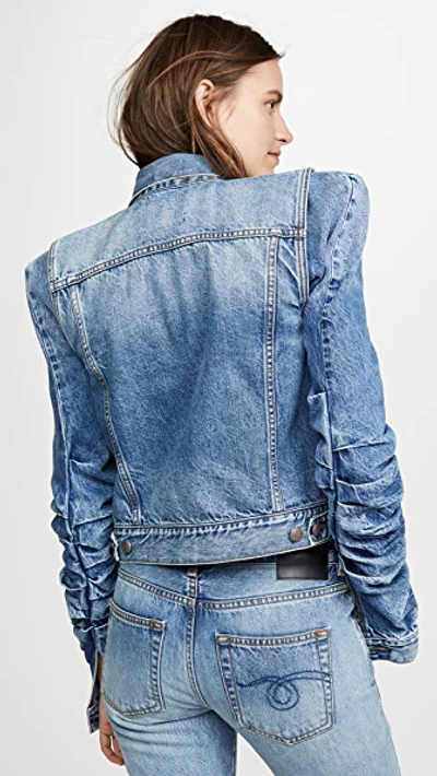 Shop R13 Kelsey Denim Jacket In Jasper