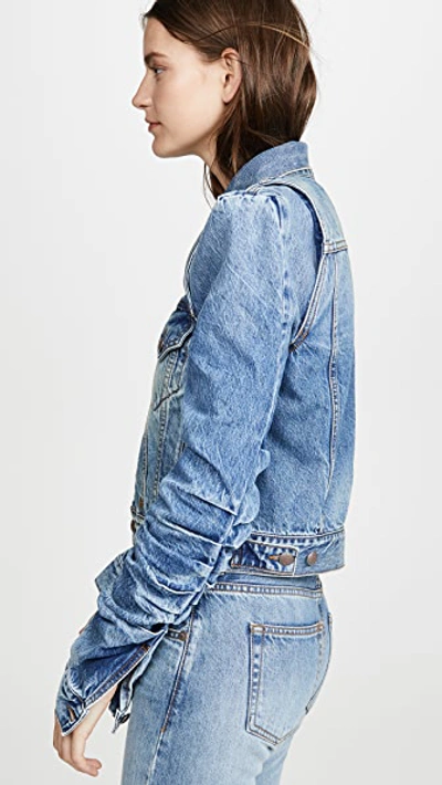 Shop R13 Kelsey Denim Jacket In Jasper