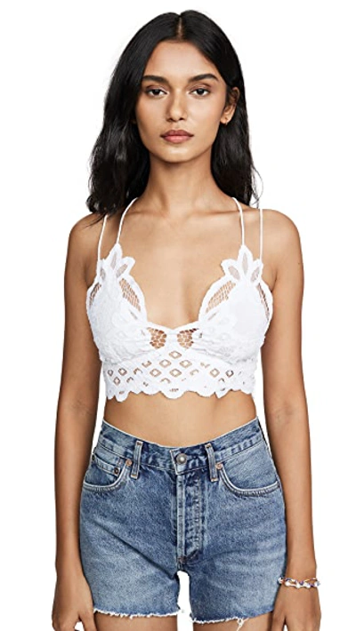 Shop Free People Adella Bralette White