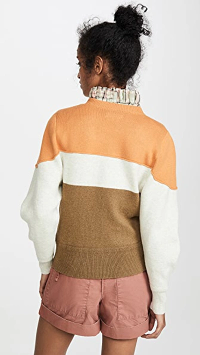 Shop Isabel Marant Étoile Kedy Pullover In Saffron