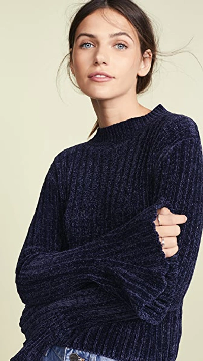 Shop Lost + Wander Liberty Sweater In Navy