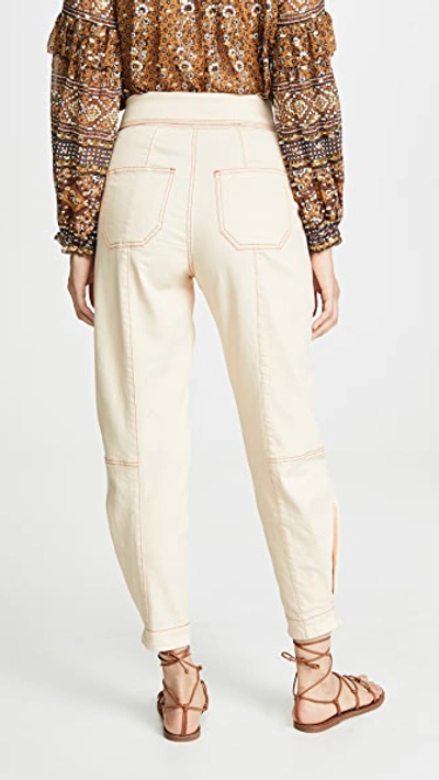 Shop Ulla Johnson Storm Jeans In Blanc