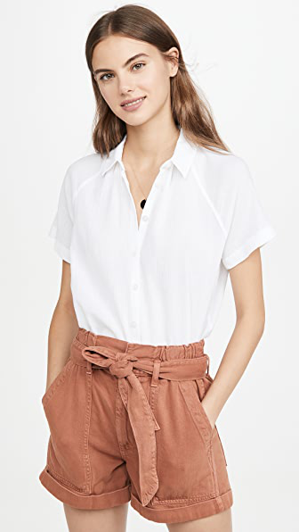 madewell short sleeve button down