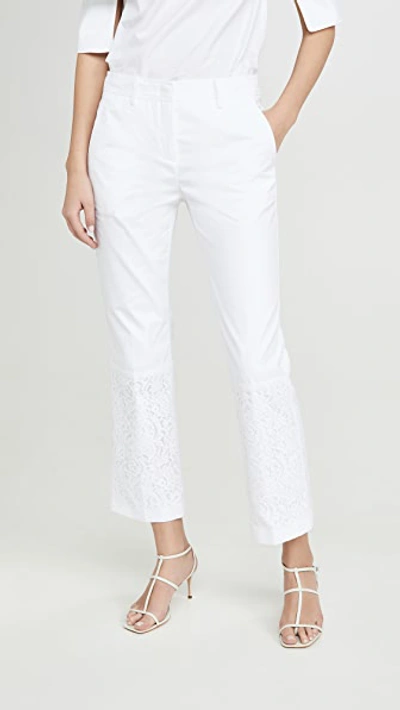 Shop N°21 Crop Flare Trousers In White