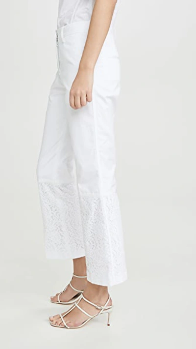 Shop N°21 Crop Flare Trousers In White