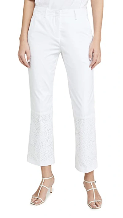 Shop N°21 Crop Flare Trousers In White