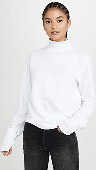 Shop Cotton Citizen Milan Sweatshirt In White