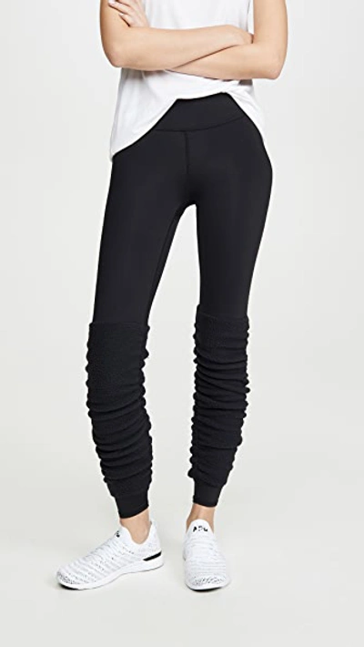 Fleece Legwarmer Leggings