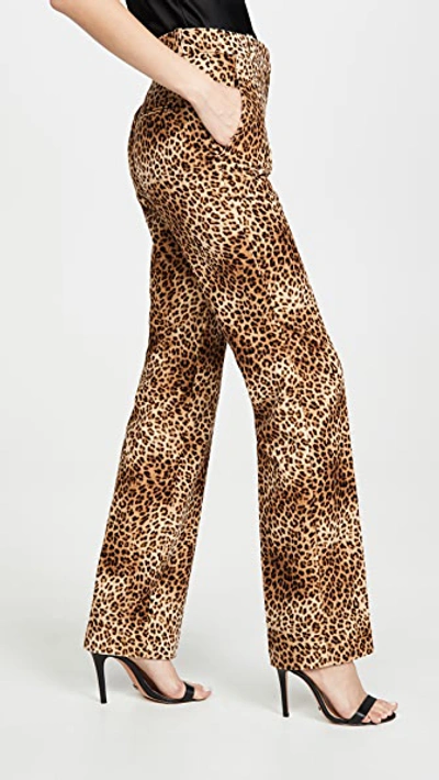 Shop Pallas Festival Animal Print Trousers In Leopard