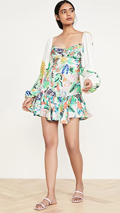 Shop Rococo Sand Quinn Short Dress In Multi