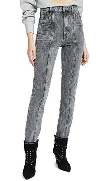 Shop Isabel Marant Étoile Hominy Pants In Grey