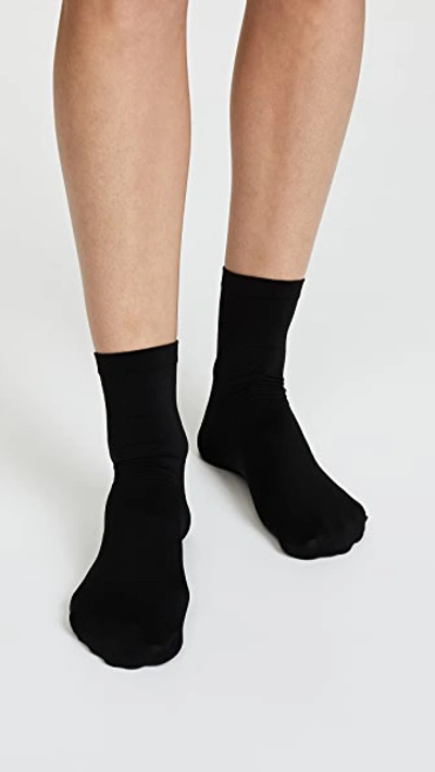 Shop Wolford Velvet 66 Socks In Black
