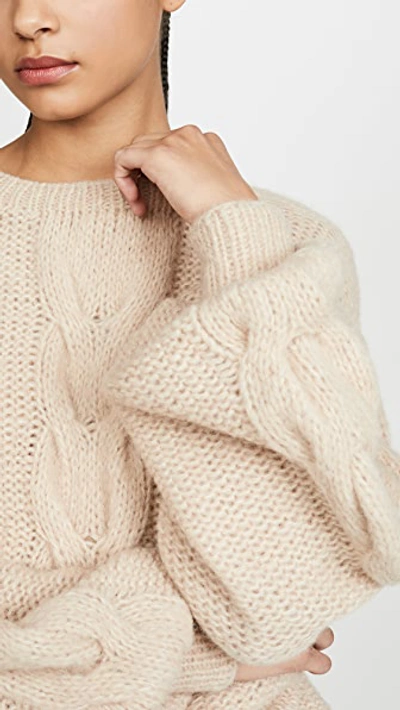 Shop Eleven Six Sophia Alpaca Sweater In Pale Camel