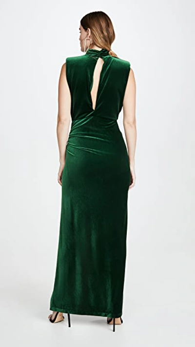 Shop Ronny Kobo Billie Dress In Emerald
