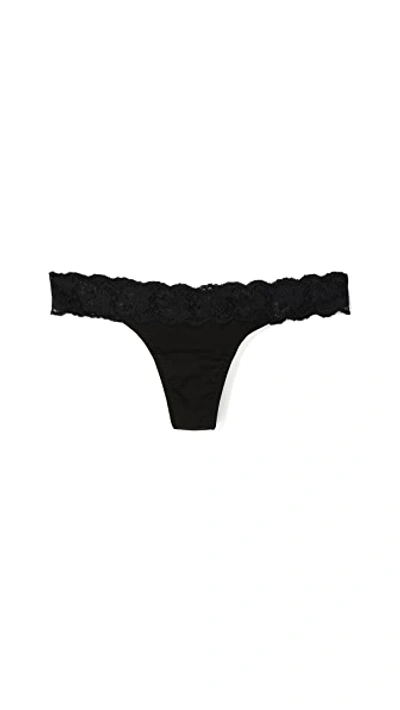Shop Cosabella Never Say Never Maternity Thong In Black