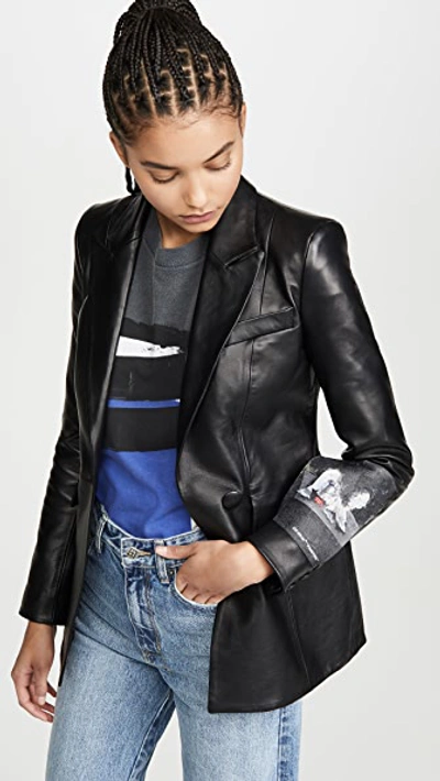 Leather Fitted Jacket