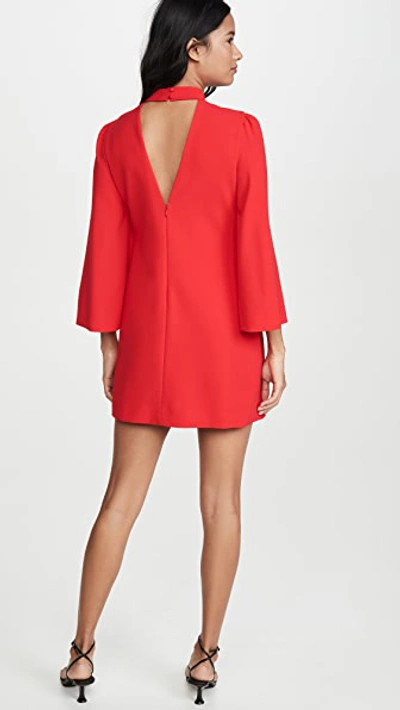 Shop Alice And Olivia Bailey Bell Sleeve Dress In Paprika